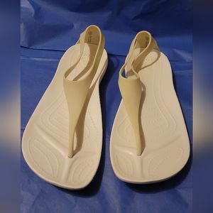 Crocs sexi flip flop, size 8